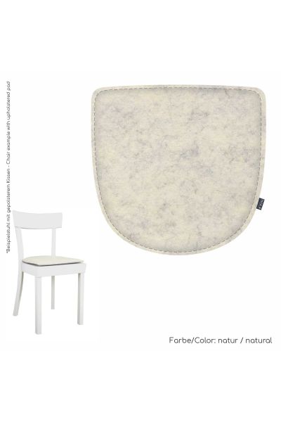 Eco Filz Sitzkissen geeignet für Stoelcker Frankfurter Stuhl