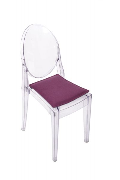 Eco Filz Sitzkissen geeignet für Kartell Victoria Ghost Stuhl