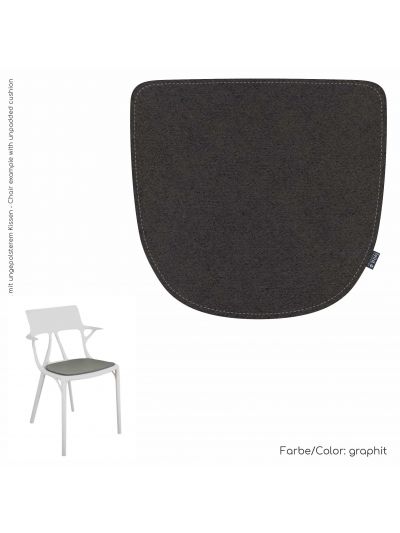 Eco felt cushion suitable for Kartell A.I. AI chair