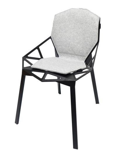 Eco Filz Kissen geeignet für Magis Chair One - optional mit Klett