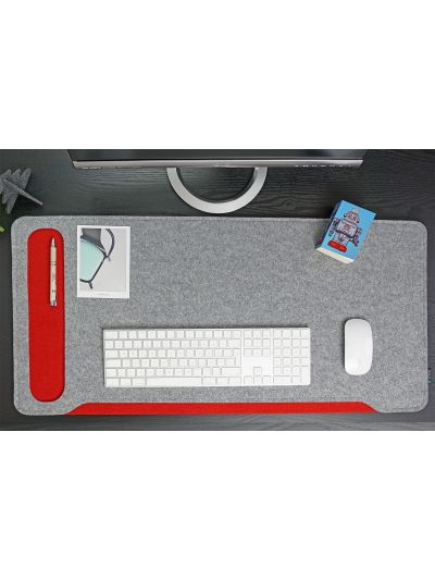 Eco felt desk pad Orgadeluxe with anti-slip coating