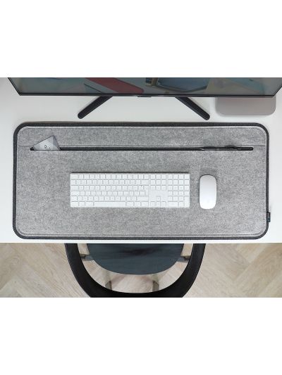 Eco Filz Schreibtischunterlage Premium XL mit Antirutschbeschichtung
