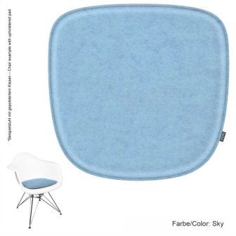 Armchair Filz gepolstert Kissen