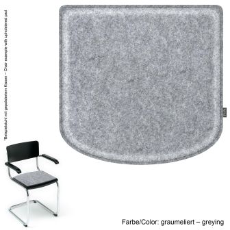 Eco Filz Sitzkissen geeignet für Marcel Breuer Thonet S43 Stuhl