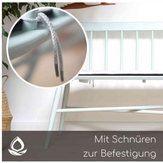 Bank mit Schnüren