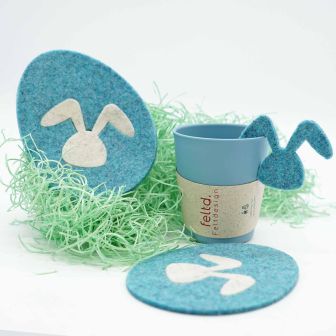 Osterei mit Hase