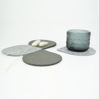 Eco Filz Deko Untersetzer Tropfen Ø 15cm 
