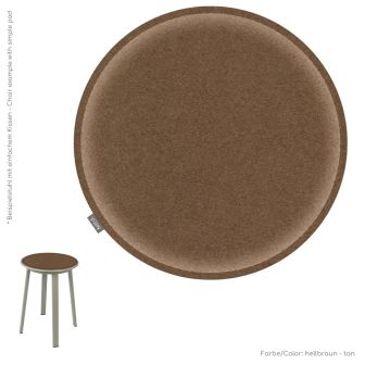 Eco Filz Sitzkissen universal rund Ø 32cm 