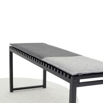 Bankauflage nach Maß - gepolstert - Comfort - Zweifarbig