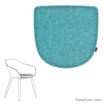 Eco Filz Sitzkissen geeignet für Ikea Grönsta Armlehnstuhl