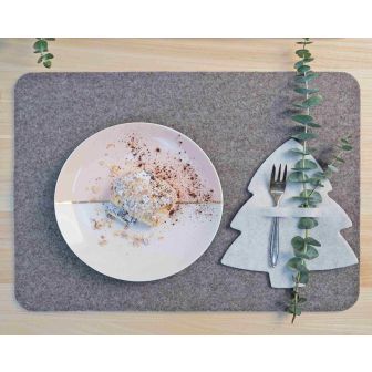 Filz Tischset runde Ecken