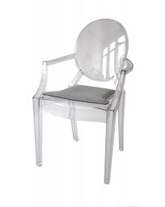 Eco Filz Sitzkissen geeignet für Kartell Louis Ghost Stuhl