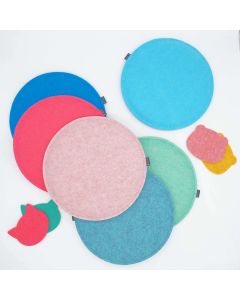 Eco Filz Sitzkissen Kinderkissen rund Ø 30cm Kids