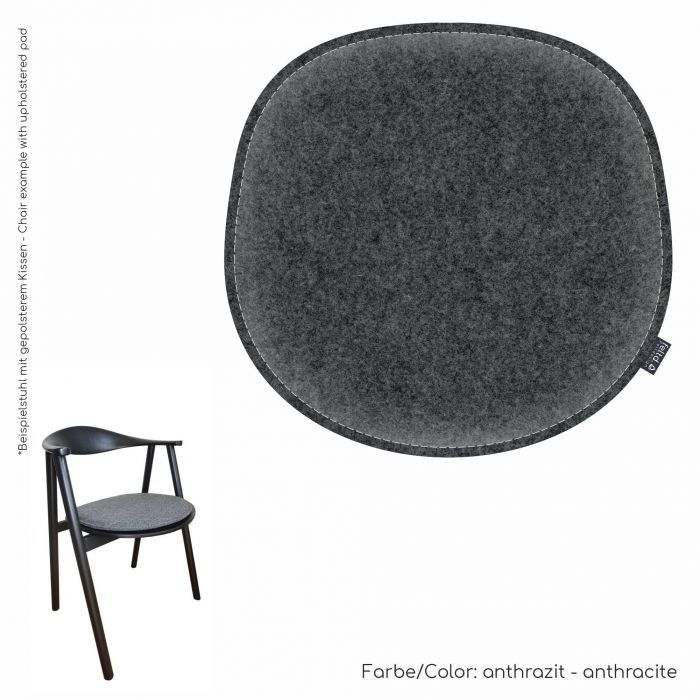 8mm Eco Filz Auflage geeignet für Normann Copenhagen Form Chair