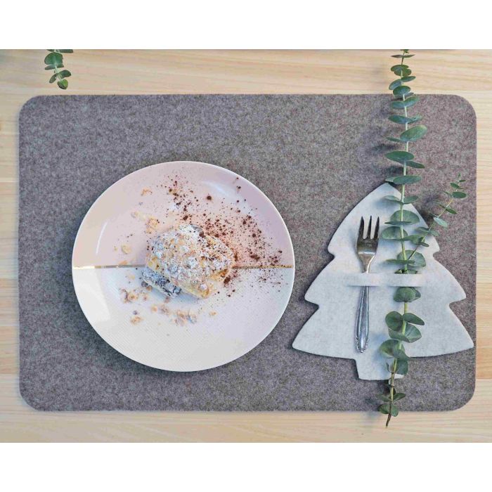 Filz Tischset runde Ecken