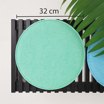Eco Filz Sitzkissen universal rund Ø 32cm 