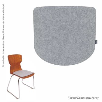 Eco felt cushion suitable for Flötotto chair