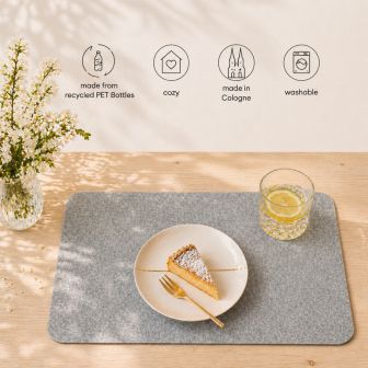 Eco Felt Placemat - Round Corners