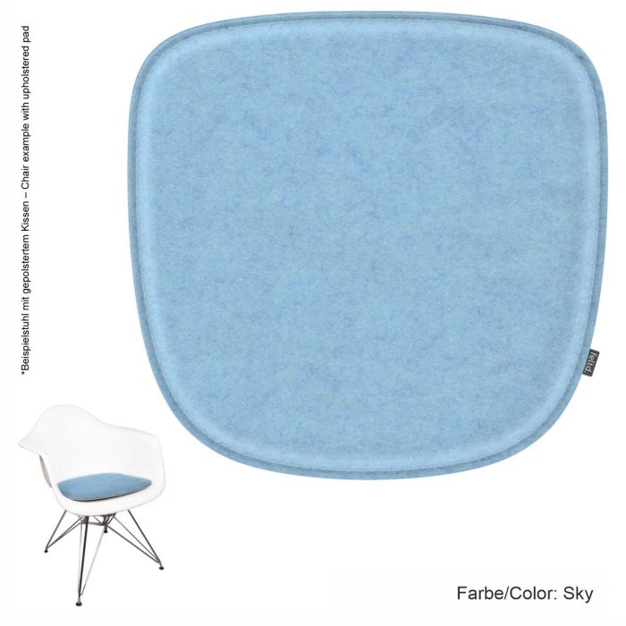 Armchair Filz gepolstert Kissen