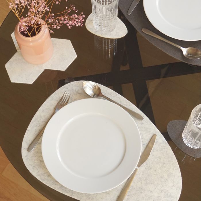 Eco Filz Tischset oval Eco Filz Tischset oval