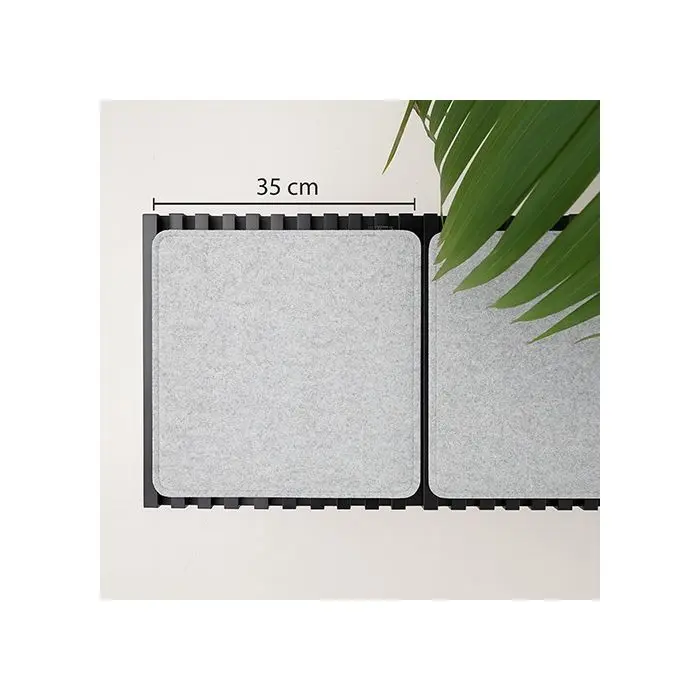 Eco Filz Kissen universal quadrat 35x35cm