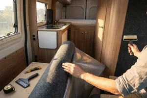 filz selbstklebend wohnmobil sauberer innenausbau mit feltd
